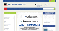 Desktop Screenshot of eurothermonline.com